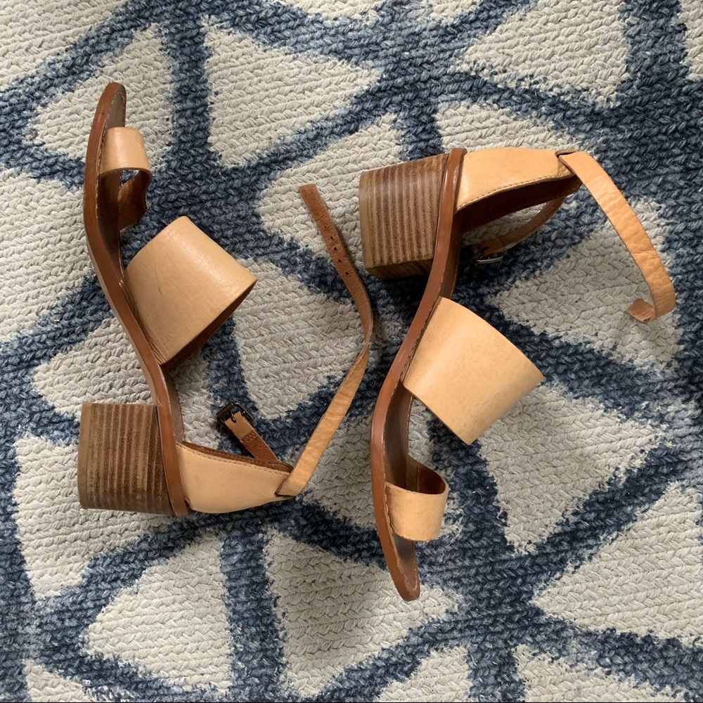 Madewell Nude Heeled Sandals
